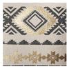 Housse De Coussin Etnik Gold 40 X 40 Cm Gris