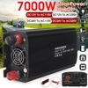 Power Inverter AC 110V/220 Volt DC 12V/24V 7000W LED Display Car Adapter Charge Converter Modified Sine Wave Transformer