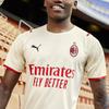 Puma Сезон 21-22 AC Milan Away Fan Edition Football Match Мужские майки с короткими рукавами Off-White 759127-02