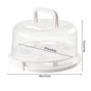 Cake Carrier Cover Cake Stand with Lid Dessert Serving Platter with Handle Cupcake Holder Pies