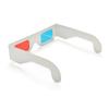 10Pcs Cyan Movie Game Glasses 3D TV Cardboard Paper Glasses Universal 3D Glasses