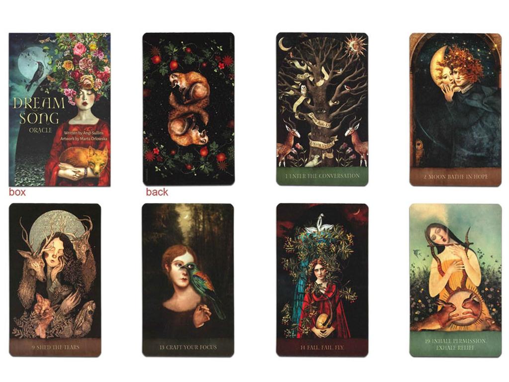 Ничью Оракул 45 Песня Гадания Карты Оракула Ведомые Мелодией Карт, Карты, [Подлинный] [Оракул Снов] "Таинственные Сны"