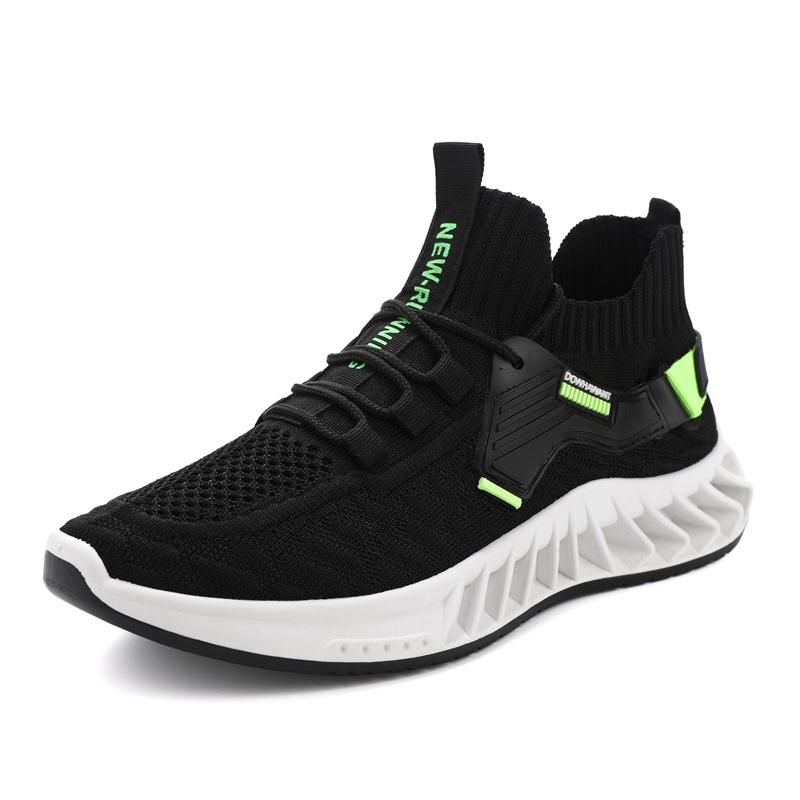 Классическая мода Мужская повседневная обувь Дышащая обувь для ходьбы Дешевые инжекционные кроссовки