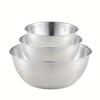 3pcs Stainless Steel Bowl Set with Scale for  Baking Cooking Food Storage Large Capacity Mixing Bowls Home Kitchen Tools