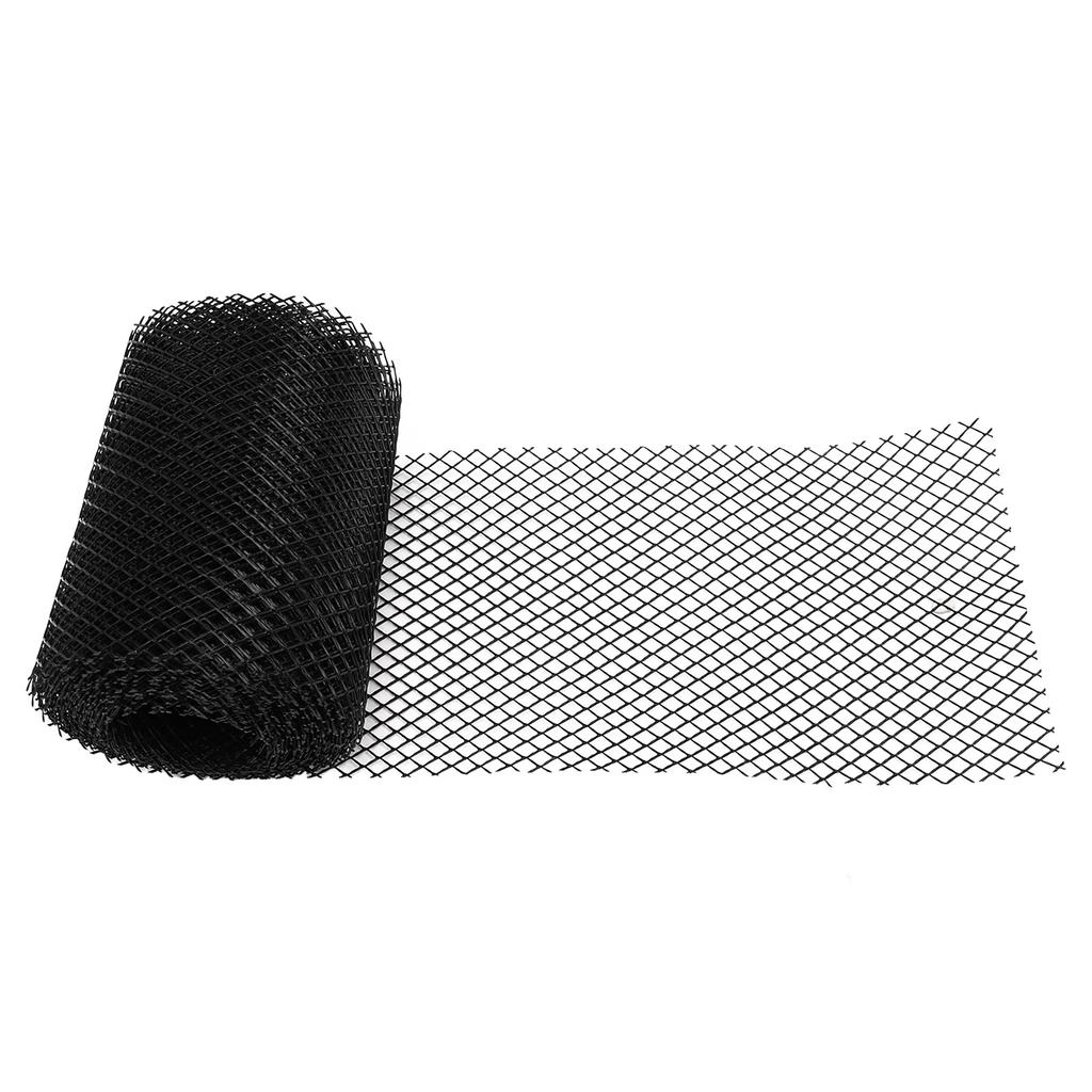 Пластиковая сетка для защиты желоба в рулоне предотвращает засорение водосточной трубы, листовой фильтр, сетка для защиты желоба для дренажных систем