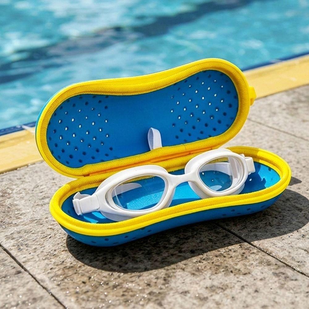 Breathable Swimming Goggles Case EVA Goggles Storage Box Goggles Protective Cover Men Women