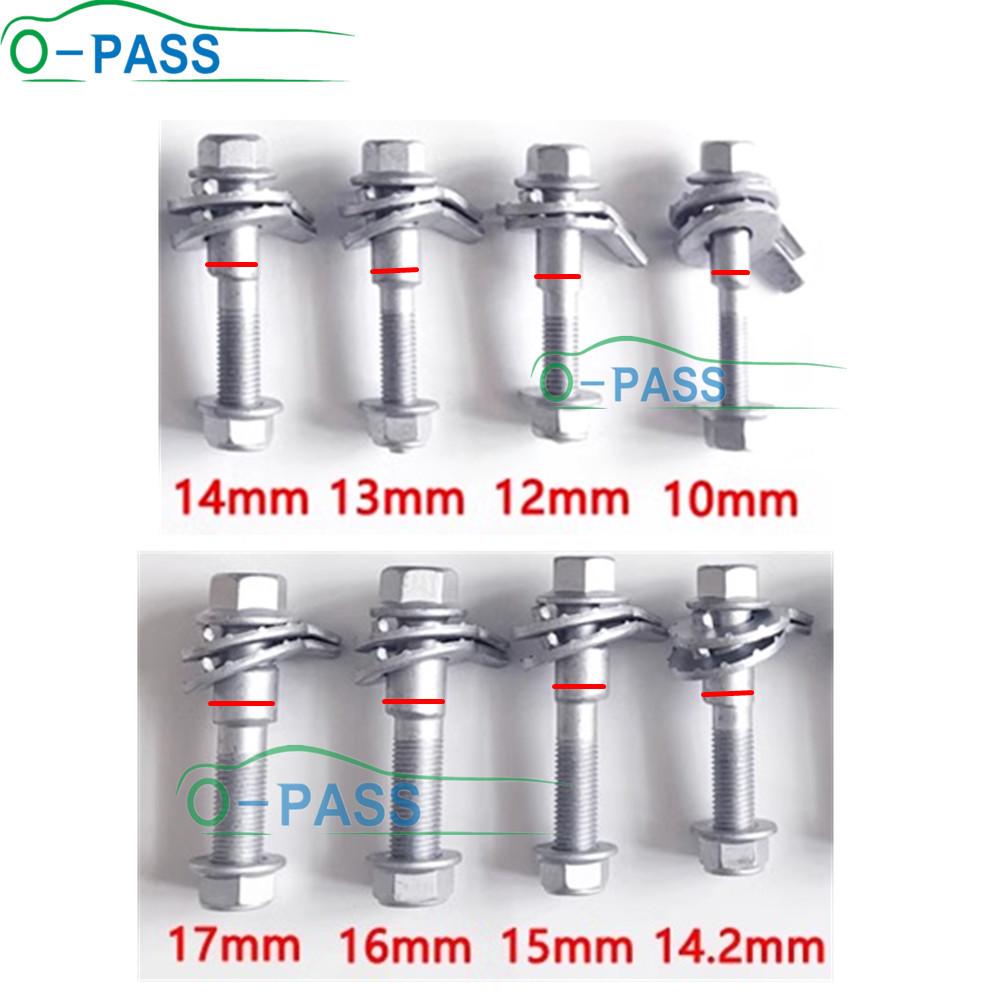 12.9 Level Camber Bolt Adjustment Repair Tools Automotive Four Wheel Alignment Tire Eccentric Screw Car 10mm 12mm 13mm 14mm~17mm