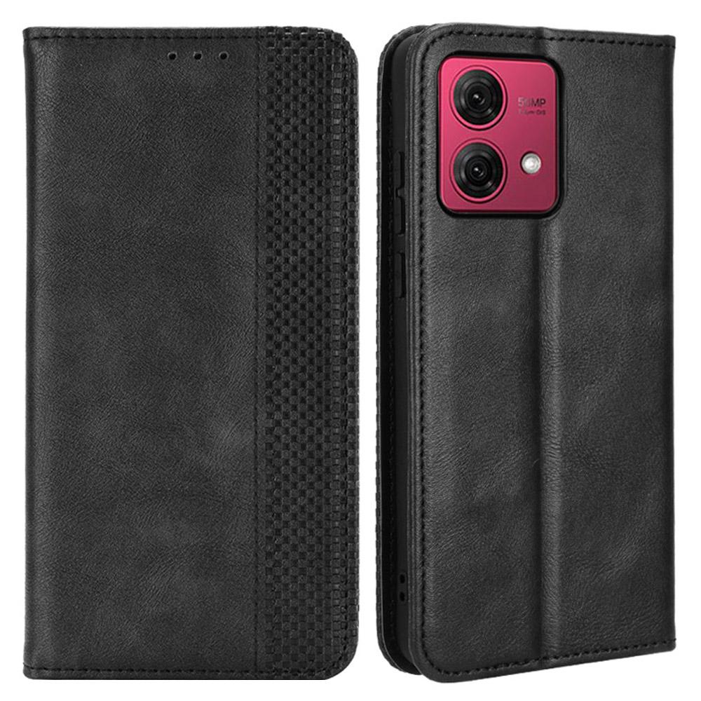 For Motorola Moto G84 5G Case Folding Stand PU Leather Wallet Phone Cover