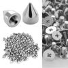 9.5mm Craft Garment Clothes/Bag/Shoes/Leather Cone Studs Rivets Spikes Screwback Punk Style