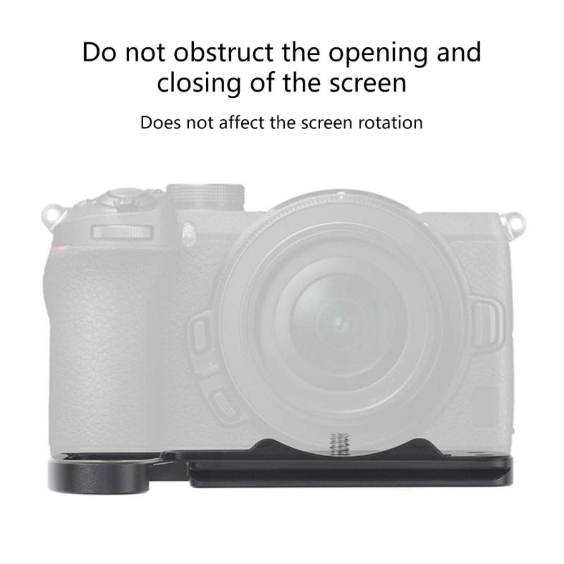 Aluminum Alloy Camera Baseplate for Z30 Mirrorless Cameras Vertical Slide Design and Tripods Compatibility