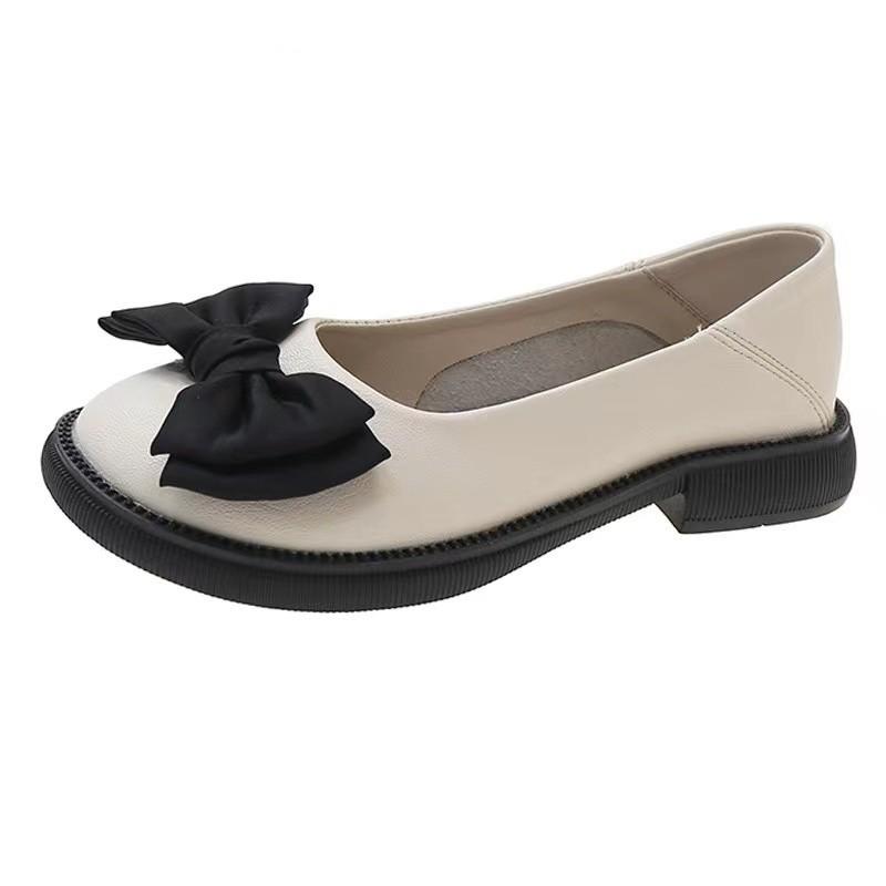 Туфли из маленькой кожи для интернет-знаменитостей женские 2025 весна и осень новые плоские темпераментные Мэри Джейн женские туфли летние туфли-лодочки ladyshoes