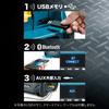 Аккумуляторная колонка Makita USB-память ЖК-панель MR202B (черный) Совместимо/С