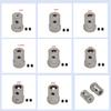 Hexagon Rigid Tire Connector Iron Coupling 2/3/3.17/4/5/6/7/8mm Silver Spindle Hex Adapter for RC Cars Connecting Parts