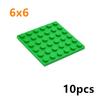 10 шт. DIY Тонкая пластина 3958 Классические строительные блоки 6x6 точек Фигурки Образовательные Креативные детали Совместимые кирпичики Leduo Детские игрушки