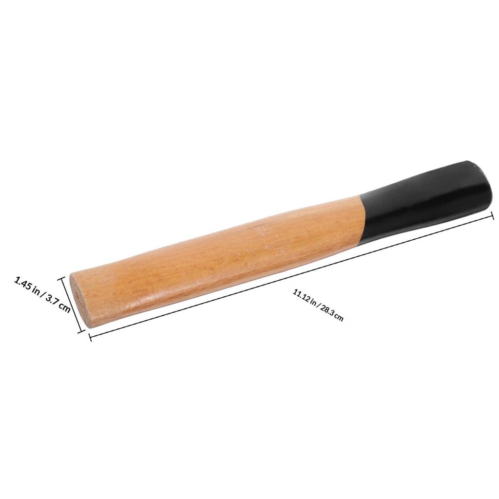 Replacement Hammer Handle Wooden Oval Eye Sturdy Grip Comfortable Fit for Sledge Hammer Repair and Hardware Use
