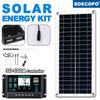 Солнечная система SOECOPO Солнечная панель с солнечным контроллером 10A-100A Двойной USB-выход 16 В Портативный солнечный генератор для резервного питания на открытом воздухе CE RoHS