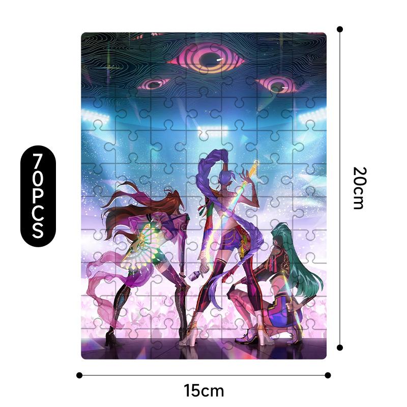 Новый пазл «Охотники на демонов» Игрушки Настольная игра Руми Мира Зои Хантрикс Узор персонажа Коллекционный декор Детские подарки