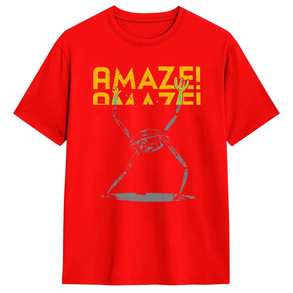 Project Hail Mary Amaze Amaze Amaze T Shirt Summer Fashion T Shirts Men's Cotton Plus Size Top Tees Short Sleeves Awesome Tops