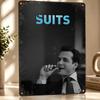 Suits TV Show Metal Poster Perfect Gift for Fans Lovers Customized Wall Art Metal Sign for Luxury Decoration Home Decorations