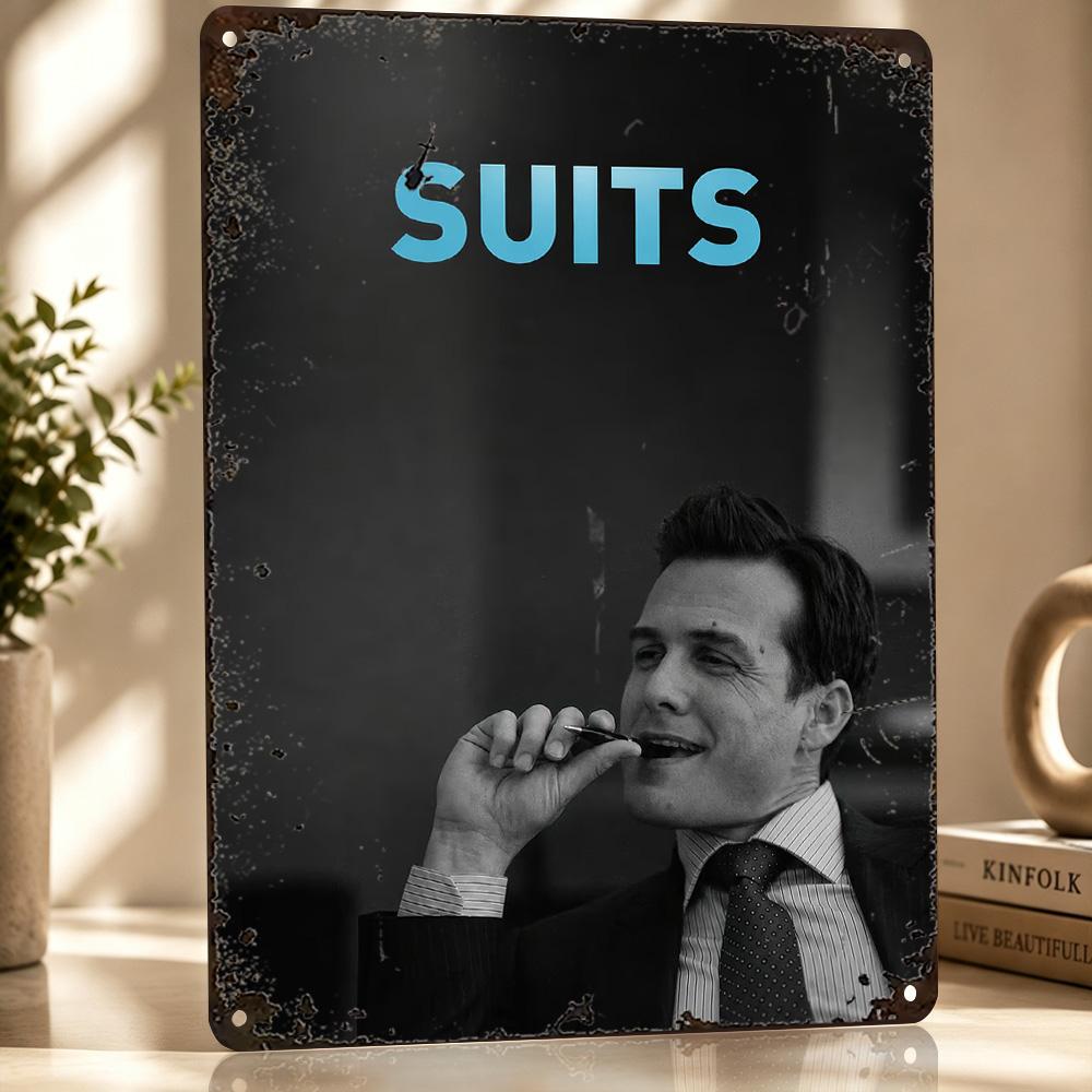 Suits TV Show Metal Poster Perfect Gift for Fans Lovers Customized Wall Art Metal Sign for Luxury Decoration Home Decorations