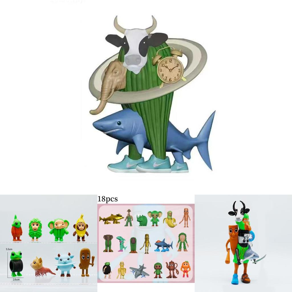 Italian Brainrot Al Pvc Mythical Creatures Figure Set With Collectible Design For Fantasy Enthusiasts