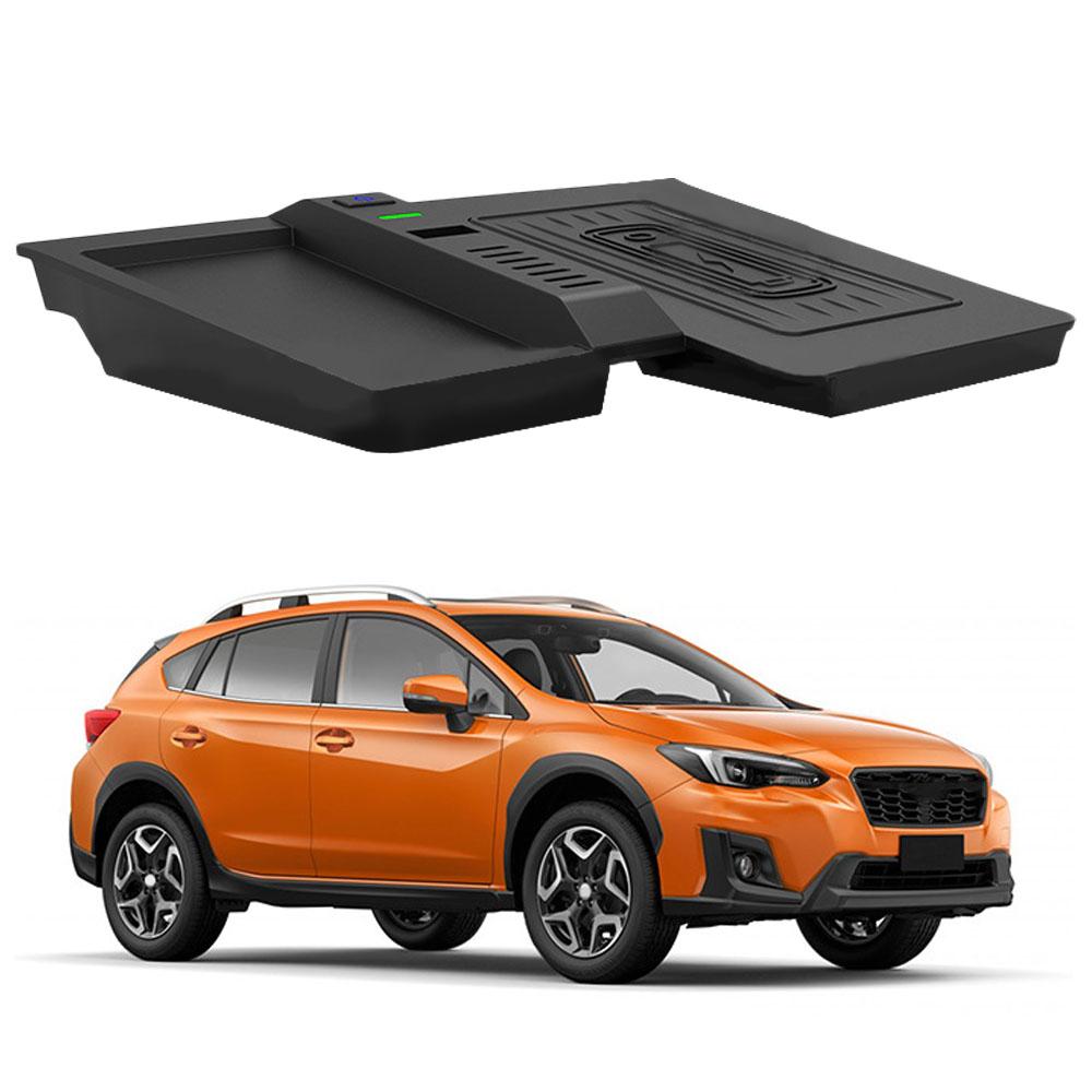 15 Вт автомобильное беспроводное зарядное устройство для Subaru Crosstrek XV 2018-2024 беспроводная зарядная плата быстрая зарядная пластина адаптер быстрое зарядное устройство Pad
