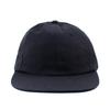 Made In USA Cooperstown Ball Cap, Cotton Solid Strapback Cap (Black)