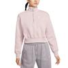 Phnx Flc Qz Crop Pullover Long Sleeve Sweatshirt Women Sweatshirt DQ5768667