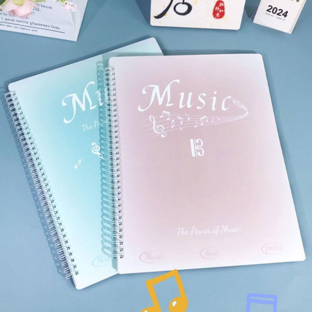 Flexible Music Score Folder 20 Pages Piano Music Score Folder  Note Folder