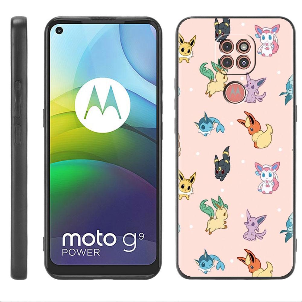 Чехол для телефона с изображением покемонов аниме для Motorola G30 One Fusion Plus G9 Play G8 Power Lite G60 G50 E6s Edge 20 Pro, противоударный чехол Lunda