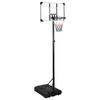 VidaXL Transparent Basketball Stand 235-305 Cm Polycarbonate 93654