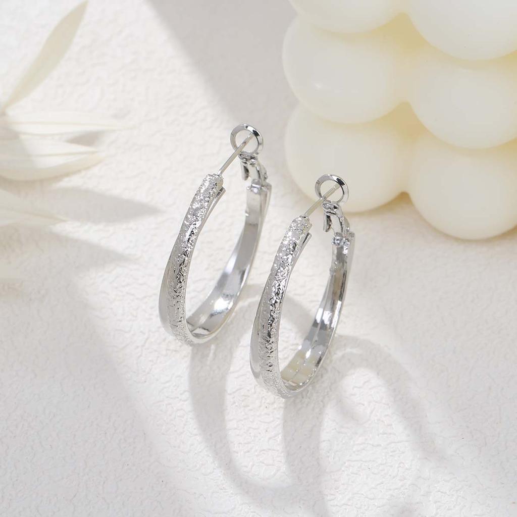 Серьги Simple Atmosphere Geometric Circle Winding, персонализированные золотые модные серьги, роскошные серьги высокого класса