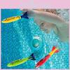 Torpedoes Floating Rings Swimming Pool Toys Dive Sticks Kids Game Prop Gift