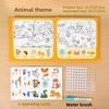 Kids Animals Water Drawing Book Toy With Water Pen For Quiet Play Creative