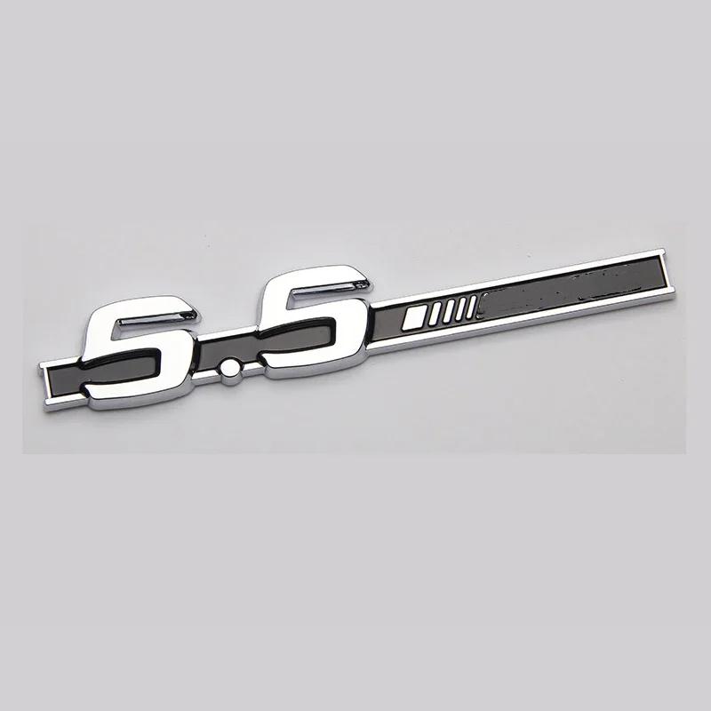 3d ABS Chrome Black Logo 3.2 5.5 6.5 6.3 A/m-g Emblem Sticker Car Fender Side Badge Accessories