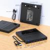 External CD/DVD Drive,USB 3.0 Portable CD DVD Burner Player with 4 USB Ports and 2 TF/SD Card Slots,Disc Drive for Laptop PC Mac