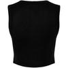 Bella + Canvas Womens/Ladies Muscle Micro-Rib Cropped Tank Top