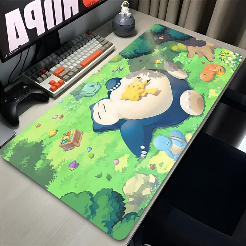 Mouse Pad Large XXL Keyboard Mouse Carpet Antislip Gamer Snorlax Mouse Pad Laptop HD PC Accessories Carpet P Mousepad