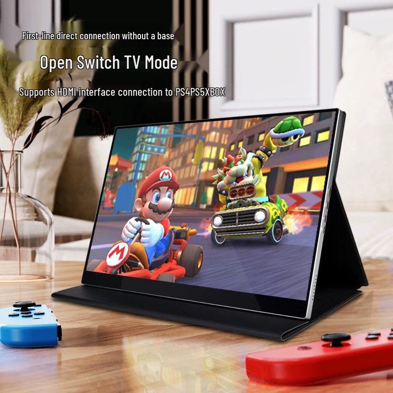13.3" Многофункциональный HD Портативный Монитор для Ручных Консолей, SWITCH и Компьютера с Поддержкой Однолинейного Подключения Мобильного Телефона.