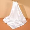 90cm*90cm Solid Color Satin Square Head Scarf Women Fashion Square Head Wrap Shawl Scarves Foulard Hijab Neckerchief Bandana