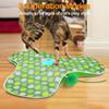 Hide And Seek Interactive Cat Toy Touch Activated Simulated Hunting Game with Moving Concealed Feather And Mouse Squeaky for Indoor Bored Adult Cats