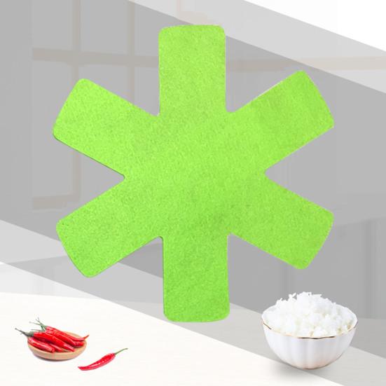 12 Pcs Non-stick Pan Protective Mat 3 Sizes Water Absorbent Soft Anti-scalding Avoid Scratch Pot