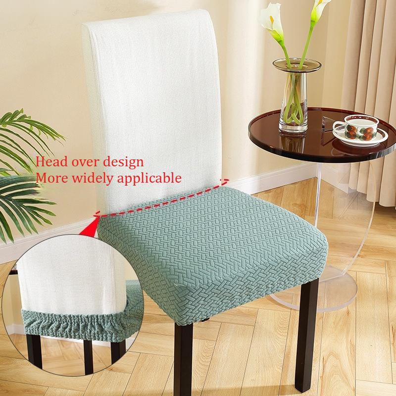 Thickened detachable and washable restaurant chair cover dust cushion cover suitable for bedroom restaurant hotel and banquet protective covers