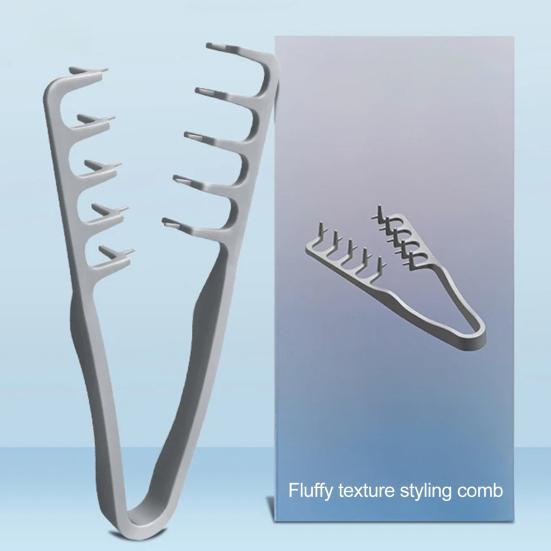 Расческа для придания текстуры и объема Широкозубая расческа для укладки волос Инструмент для придания объема у корней Женщины Мужчины