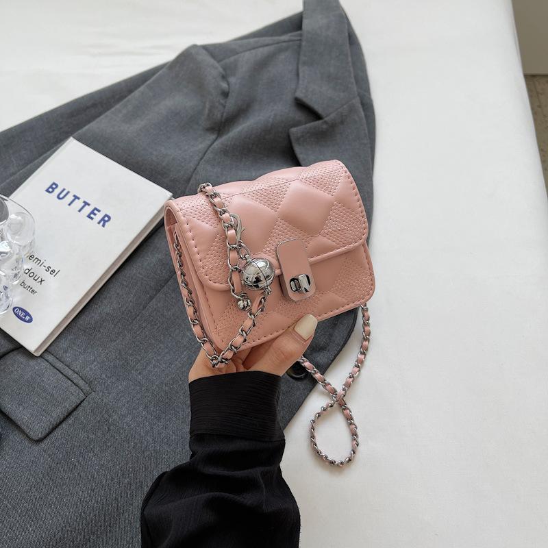 Маленькая сумка женская новая мода высококлассная модная бриллиантовая сумка на плечо цепочка сумка-мессенджер маленькая квадратная сумка