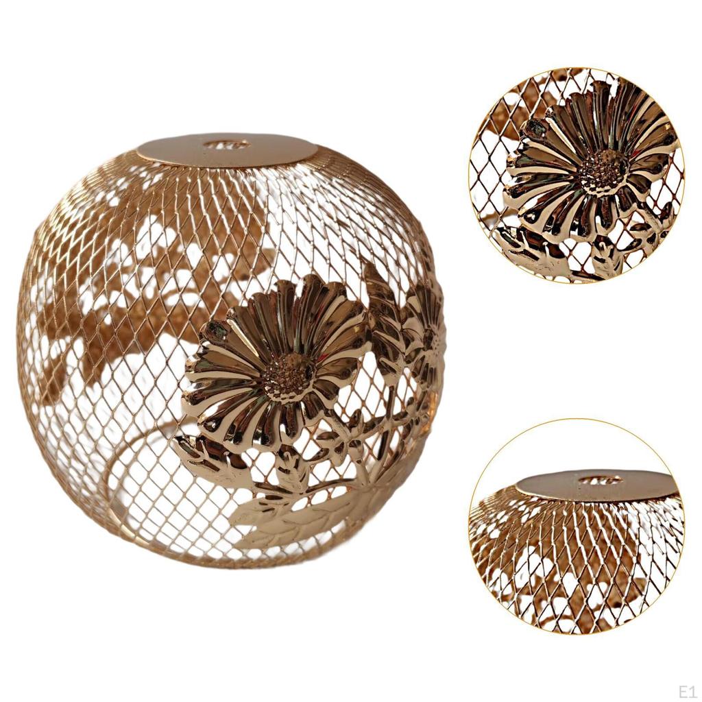 Абажур подвесной лампы, выдолбленный, крышка клетки лампочки, металлическая проволочная защита, защита для