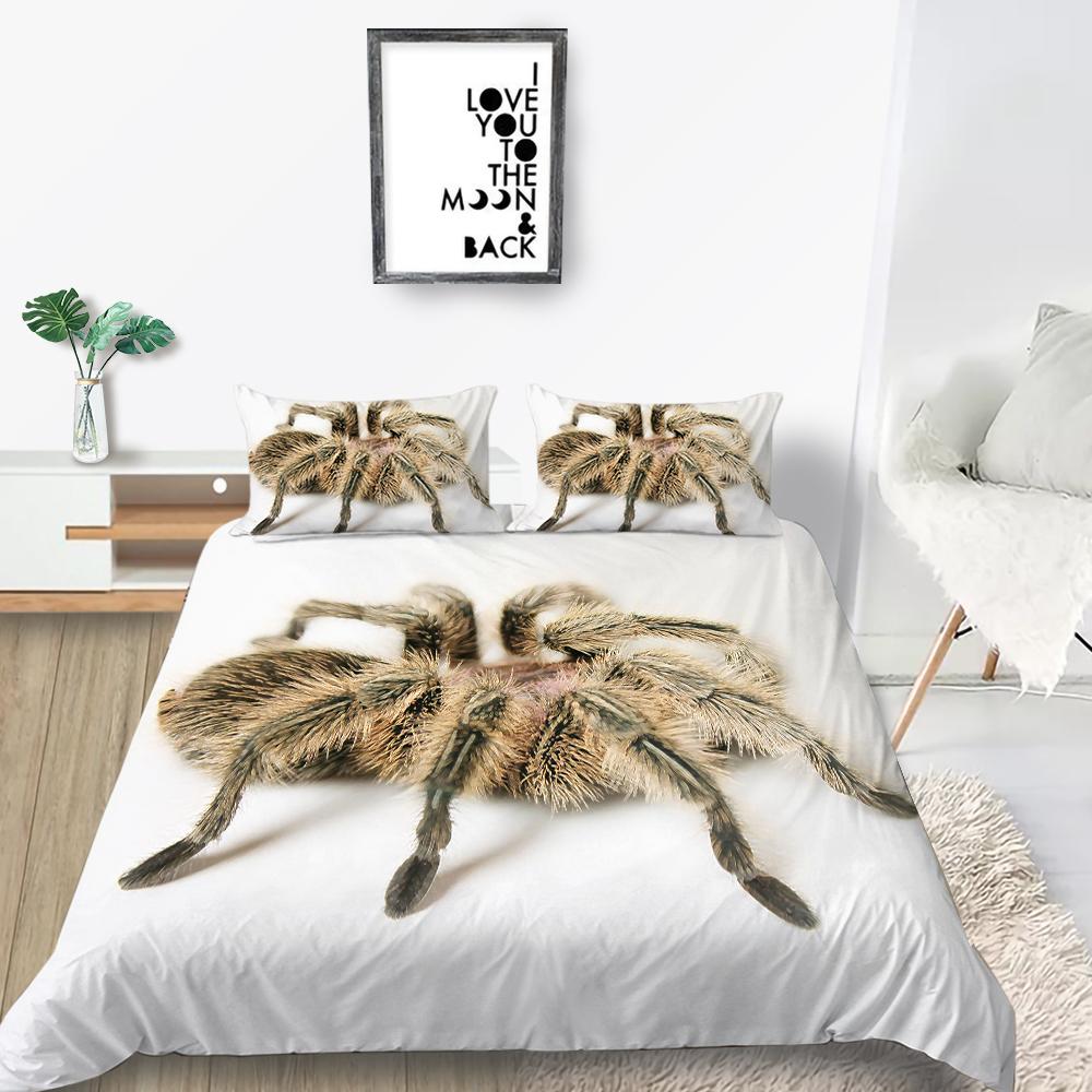 Spider Quilt Cover Bedding Insect Quilt Cover and Pillow Cover Bedding Set Australia/EU/US Single/double Bed Full Size Bedding Decoration