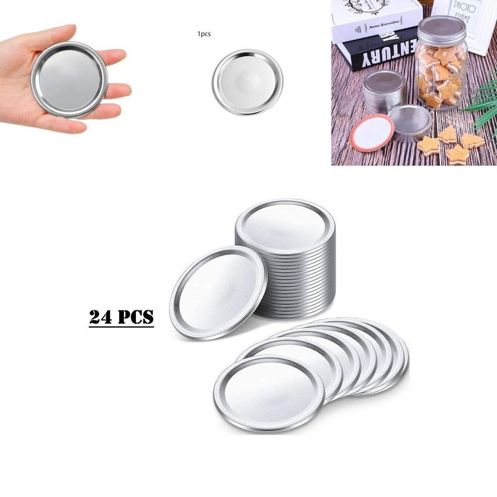 24 шт. крышек для банок Мейсона с обычным горлышком для герметичного хранения и консервирования продуктов