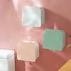 Flip-top Cosmetics Cotton Storage Box Plastic Wall Organizer Box Sanitary Pad Storage Box  Bathroom