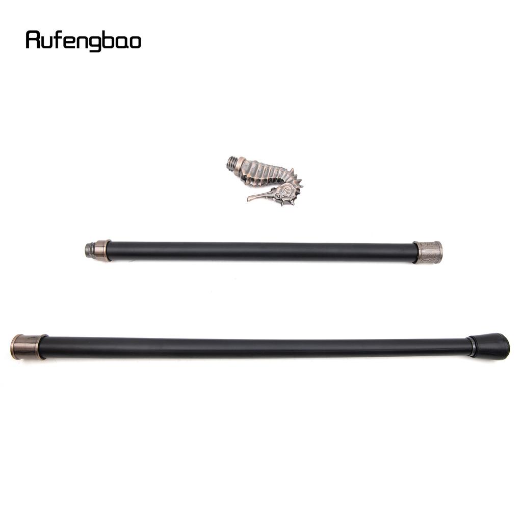 Трость для ходьбы из красной меди с изображением морского конька гиппокампа, модная декоративная палка для джентльмена, элегантная набалдашник для трости для косплея, посох 93 см